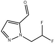 1-(2,2-difluoroethyl)-1H-pyrazole-5-carbaldehyde Structure