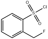 Benzenesulfonyl chloride, 2-(fluoromethyl)- Structure