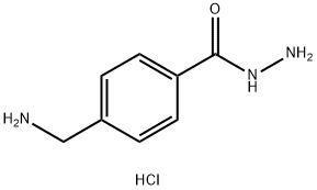 4-(aminomethyl)benzohydrazide hydrochloride Structure