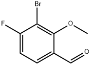 Benzaldehyde, 3-bromo-4-fluoro-2-methoxy- Structure