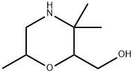 2-Morpholinemethanol, 3,3,6-trimethyl- 구조식 이미지