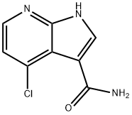 1H-Pyrrolo[2,3-b]pyridine-3-carboxamide, 4-chloro- Structure