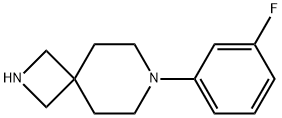 2,7-Diazaspiro[3.5]nonane, 7-(3-fluorophenyl)- Structure