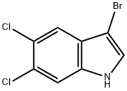 3-Bromo-5,6-dichloro-1H-indole Structure