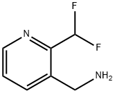 3-Pyridinemethanamine, 2-(difluoromethyl)- Structure