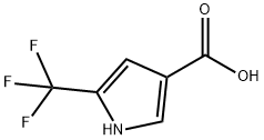 1H-Pyrrole-3-carboxylic acid, 5-(trifluoromethyl)- Structure