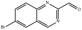 6-bromoquinazoline-2-carbaldehyde Structure