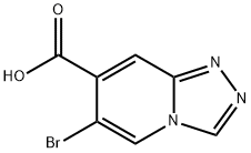 6-bromo-[1,2,4]triazolo[4,3-a]pyridine-7-carboxylic acid Structure