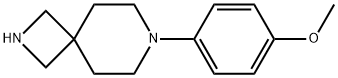 2,7-Diazaspiro[3.5]nonane, 7-(4-methoxyphenyl)- Structure