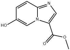 Imidazo[1,2-a]pyridine-3-carboxylic acid, 6-hydroxy-, methyl ester Structure