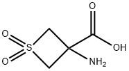 3-amino-1,1-dioxo-thietane-3-carboxylic acid 구조식 이미지