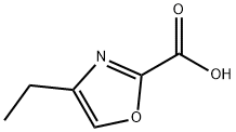 2-Oxazolecarboxylic acid, 4-ethyl- Structure