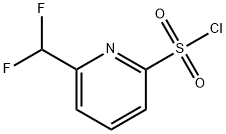 2-Pyridinesulfonyl chloride, 6-(difluoromethyl)- 구조식 이미지