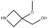 3-Azetidinemethanol, 3-methoxy- Structure