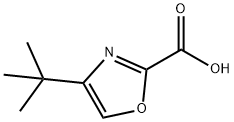 2-Oxazolecarboxylic acid, 4-(1,1-dimethylethyl)- Structure