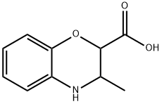 2H-1,4-Benzoxazine-2-carboxylic acid, 3,4-dihydro-3-methyl- Structure