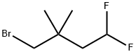 Butane, 3-(bromomethyl)-1,1-difluoro-3-methyl- Structure