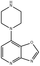 Oxazolo[4,5-b]pyridine, 7-(1-piperazinyl)- Structure