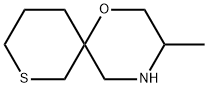1-Oxa-8-thia-4-azaspiro[5.5]undecane, 3-methyl- Structure