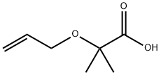 Propanoic acid, 2-methyl-2-(2-propen-1-yloxy)- Structure