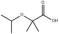 2-methyl-2-(propan-2-yloxy)propanoic acid 구조식 이미지