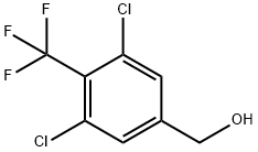 Benzenemethanol, 3,5-dichloro-4-(trifluoromethyl)- Structure