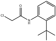 Acetamide, 2-chloro-N-[2-(1,1-dimethylethyl)phenyl]- Structure