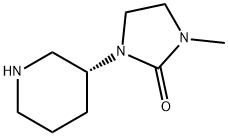 2-Imidazolidinone, 1-methyl-3-(3R)-3-piperidinyl- Structure