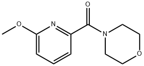 4-[(6-Methoxypyridin-2-yl)carbonyl]morpholine Structure