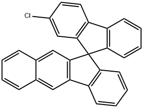 2'-chloro-Spiro[11H-benzo[b]fluorene-11,9'- [9H]fluorene] Structure