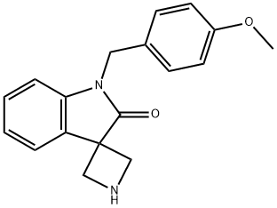 1'-(4-Methoxybenzyl)spiro[azetidine-3,3'-indolin]-2'-one Structure