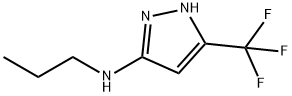 N-propyl-3-(trifluoromethyl)-1H-pyrazol-5-amine 구조식 이미지