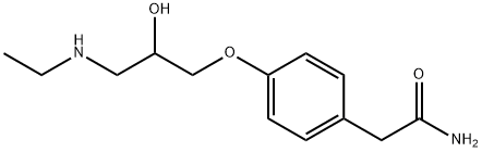 C-Desmethyl Atenolol Structure
