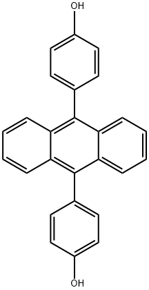 4,4'-(anthracene-9,10-diyl)diphenol 구조식 이미지