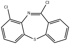 9,11-Dichloro-dibenzo[b,f][1,4]thiazepine Structure