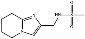 N-({5H,6H,7H,8H-imidazo[1,2-a]pyridin-2-yl}methyl)methanesulfonamide 구조식 이미지