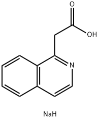 sodium 2-(isoquinolin-1-yl)acetate 구조식 이미지