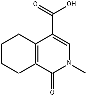 2-methyl-1-oxo-1,2,5,6,7,8-hexahydroisoquinoline-4-carboxylic Acid Structure