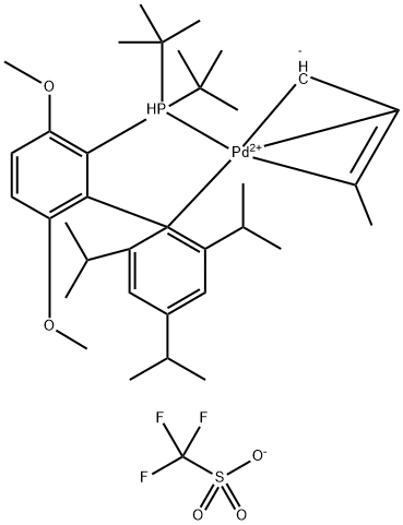 (tBuBrettPhos Pd(allyl))OTf 구조식 이미지