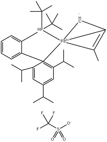 tBuXPhos Pd(allyl)OTf Structure