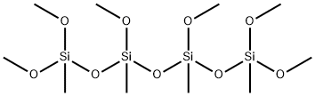 1,1,3,5,7,7-hexamethoxy-1,3,5,7-tetramethyl-tetrasiloxane 구조식 이미지