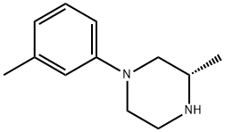 Piperazine, 3-methyl-1-(3-methylphenyl)-, (3S)- Structure