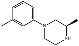 Piperazine, 3-methyl-1-(3-methylphenyl)-, (3R)- Structure