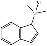 1H-Indene, 1-(chlorodimethylsilyl)- 구조식 이미지