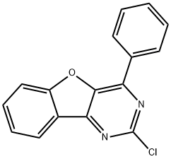 Benzofuro[3,2-d]pyrimidine, 2-chloro-4-phenyl- Structure