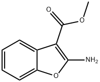 3-Benzofurancarboxylic acid, 2-amino-, methyl ester Structure