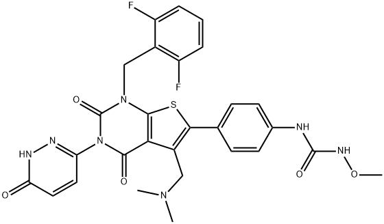 Relugolix Impurity 17 Structure