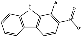 9H-Carbazole, 1-bromo-2-nitro- Structure