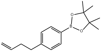 1,3,2-Dioxaborolane, 2-[4-(3-buten-1-yl)phenyl]-4,4,5,5-tetramethyl- Structure