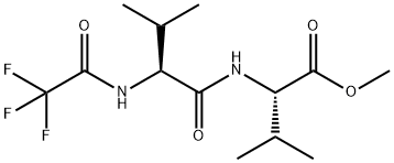 L-Valine, N-(2,2,2-trifluoroacetyl)-L-valyl-, methyl ester 구조식 이미지